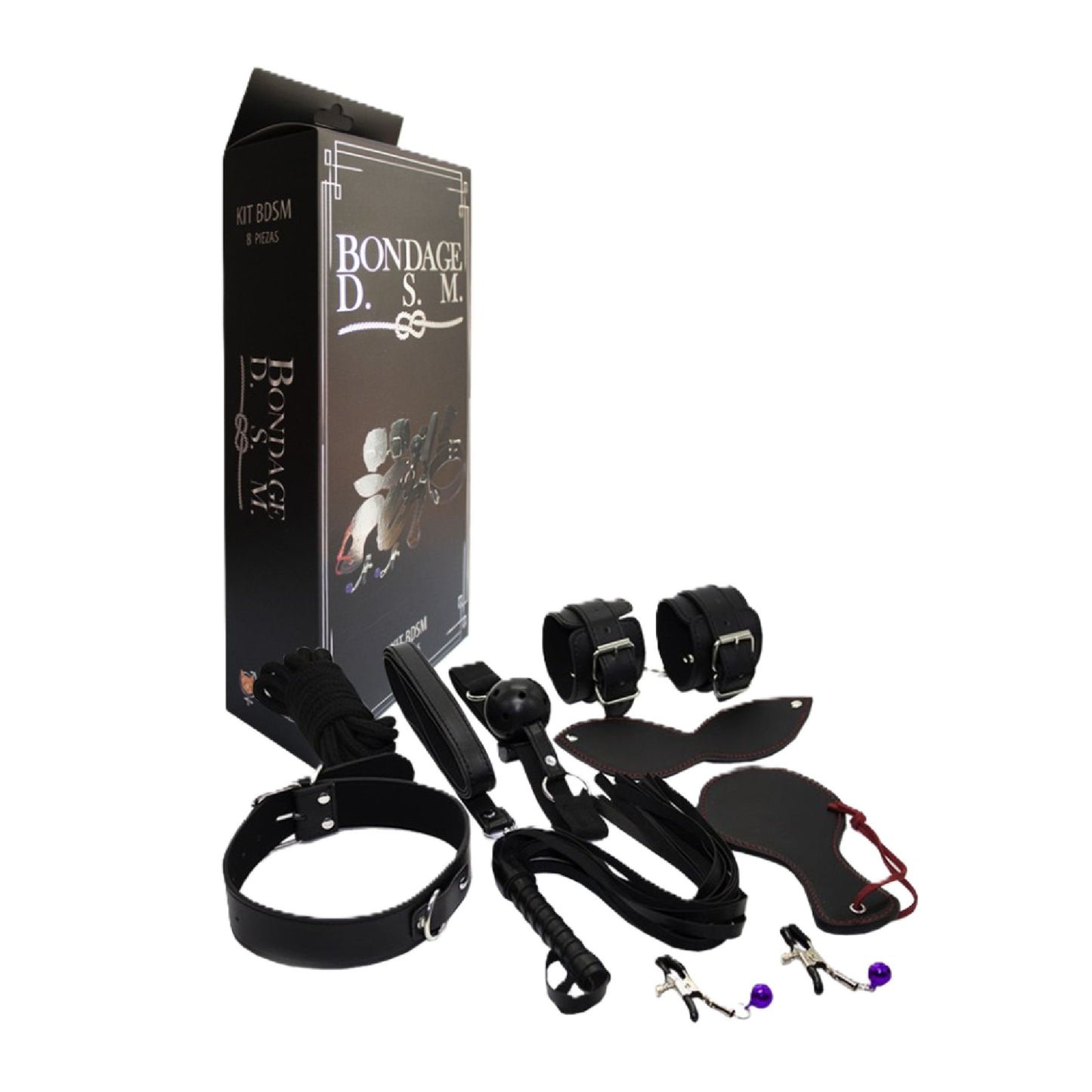 Kit Fetish Tipo Cuero 8 Piezas