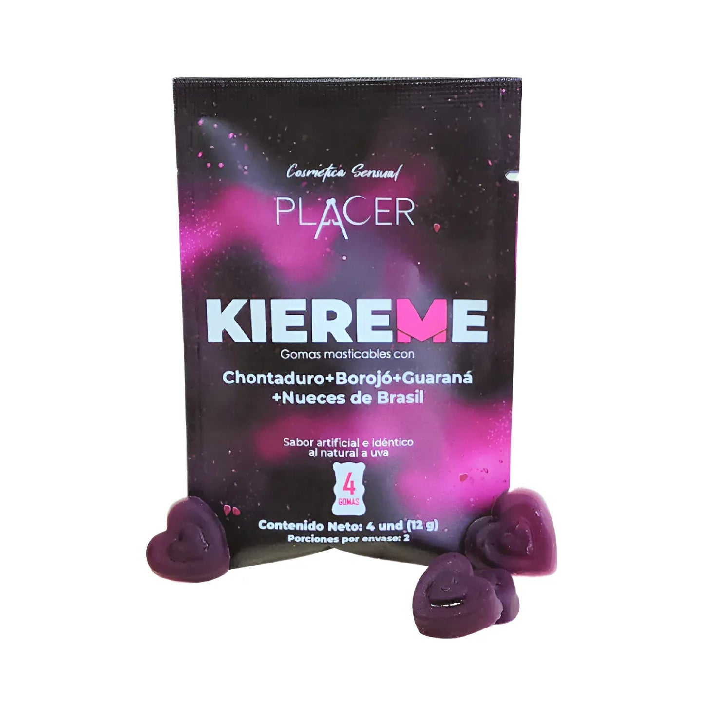 Potencializador Sexual Femenino Kiereme Gomitas x4