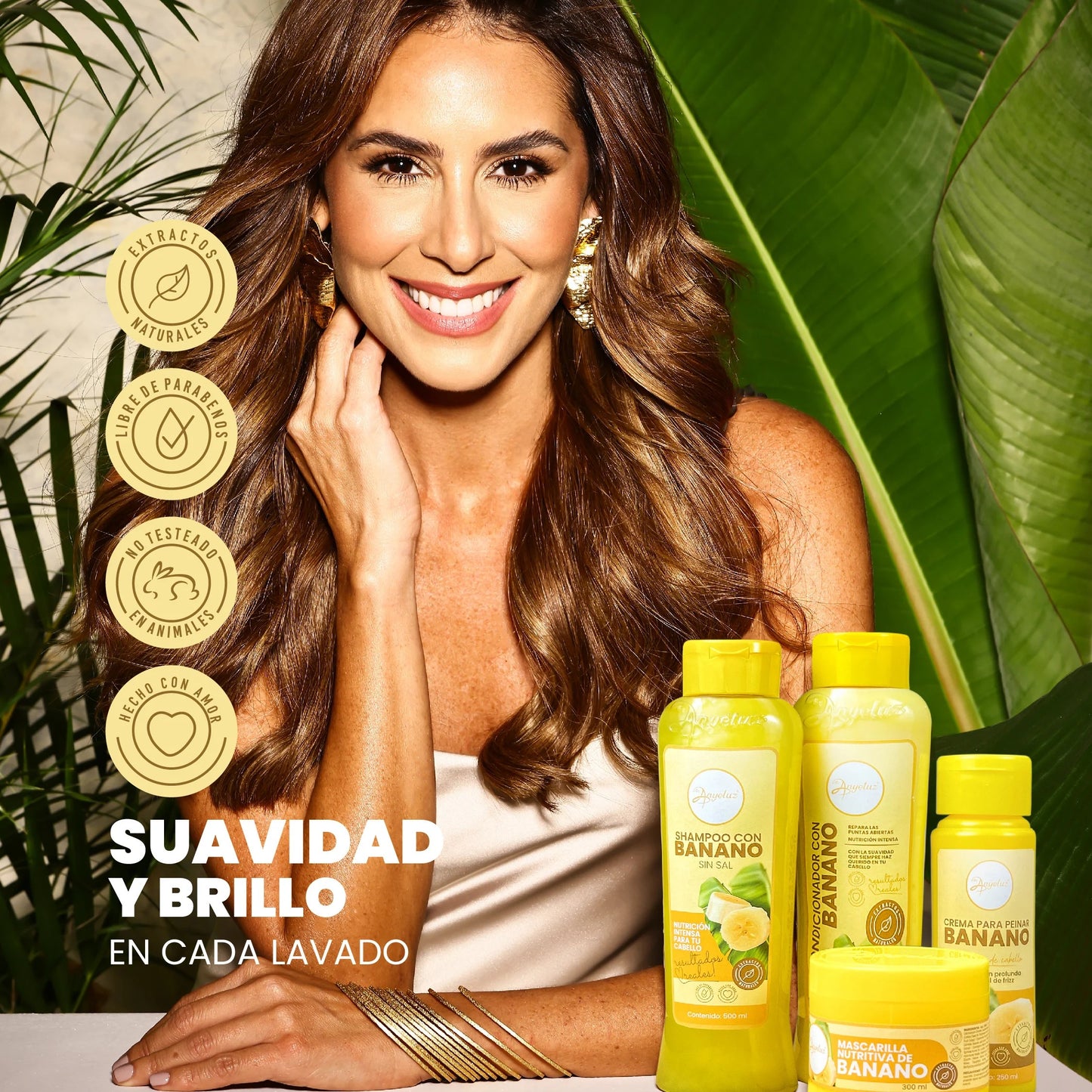 Acondicionador Con Banano 500ml Anyeluz