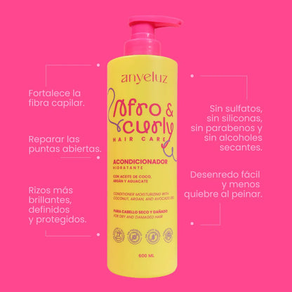 Acondicionador Hidratante AFRO CURLY Anyeluz