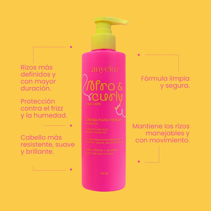 Crema Para Peinar Hidratante AFRO CURLY Anyeluz