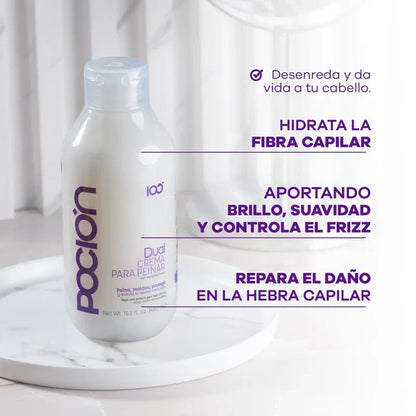 Dual Crema Para Peinar La Poción