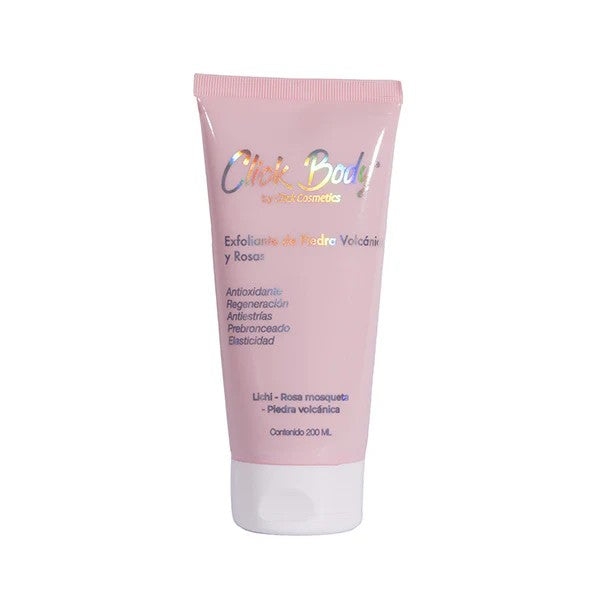 Exfoliante Corporal De Piedra Volcánica y Rosas Click Hair
