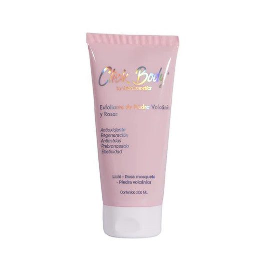 Exfoliante Corporal De Piedra Volcánica y Rosas Click Hair