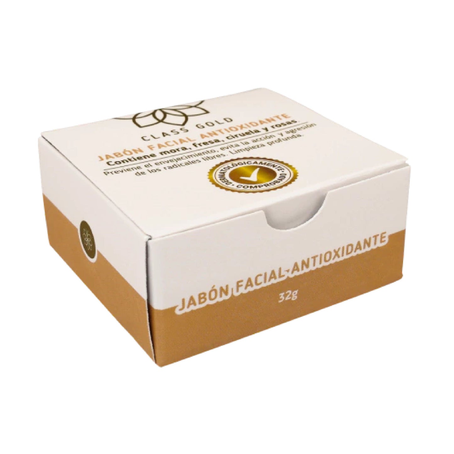 Jabón Facial Antioxidante Piel Grasa 32gr Café
