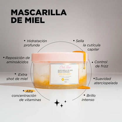 Mascarilla De Miel 300ml Click Hair