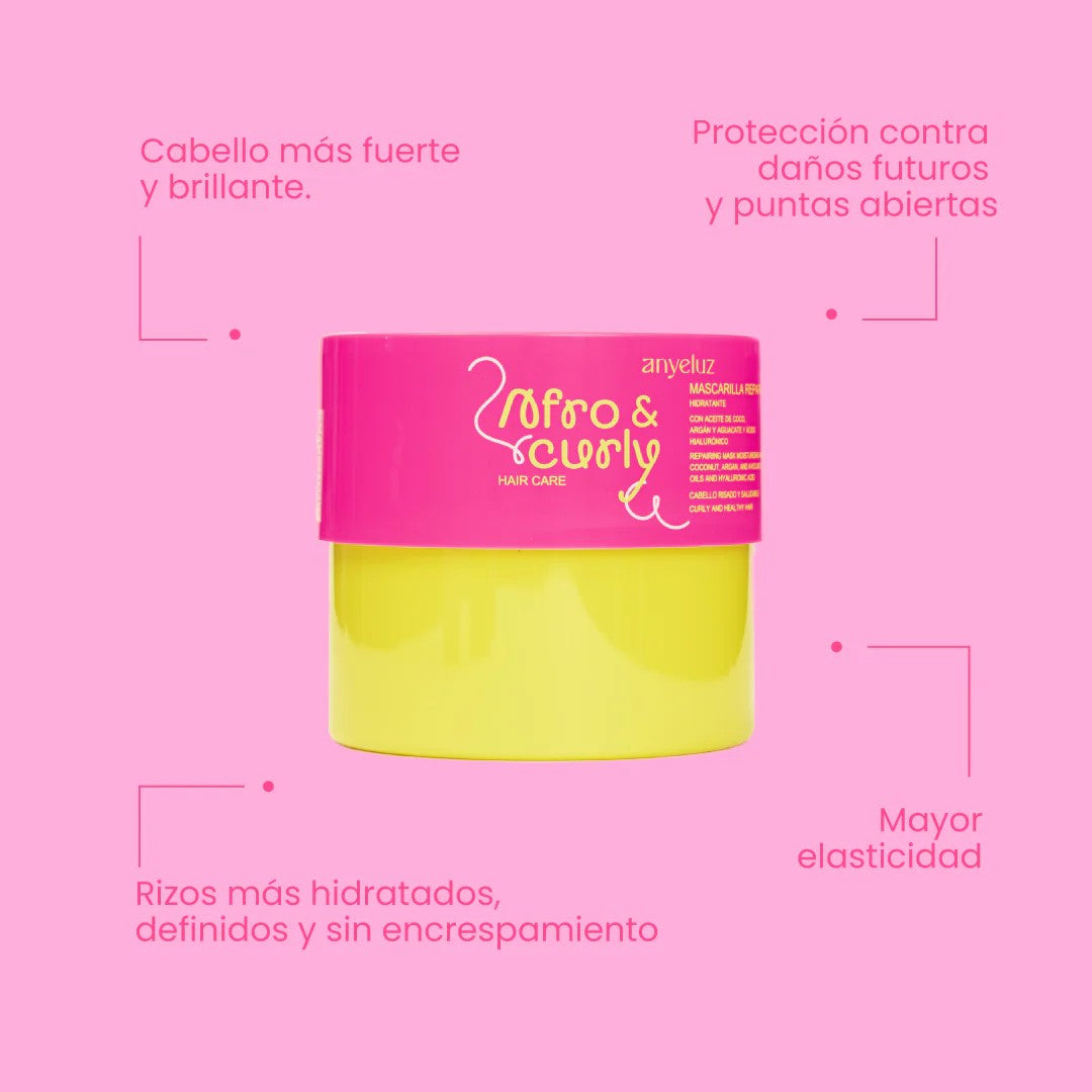 Mascarilla Reparadora Hidratante AFRO CURLY Anyeluz